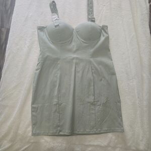 Women's Light Sage Bustier Slip Dress - Intimates